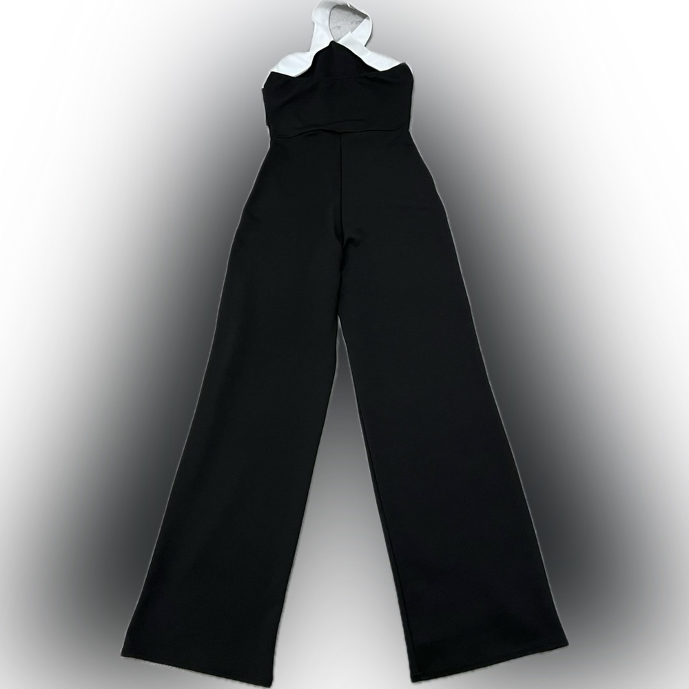 Jumpsuit, Black and White, Size 6